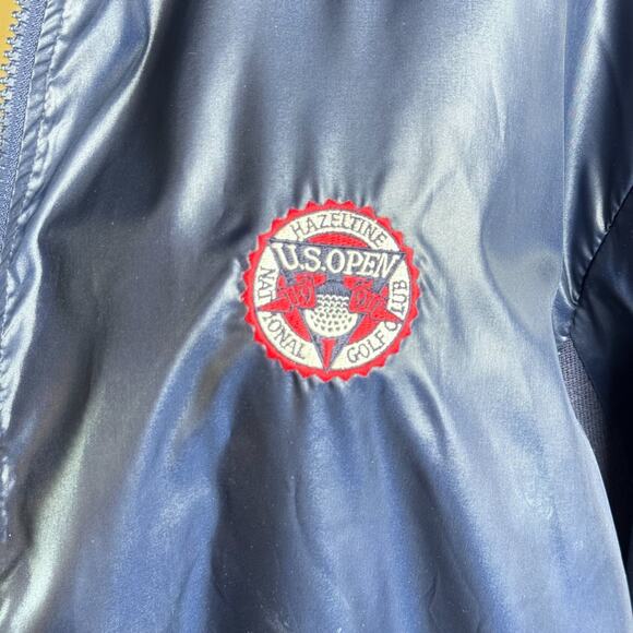 Izod Club 1991 US Open Hazeltine Men's XL Golf Collared Windbreaker Jacket EUC - Picture 10 of 13